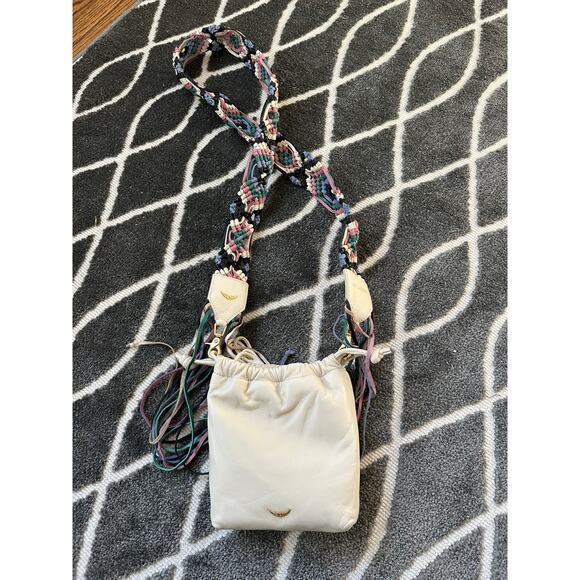 Zadig & Voltaire Rock to go Leather Macrame Crossbody Bag NWT - Picture 8 of 10